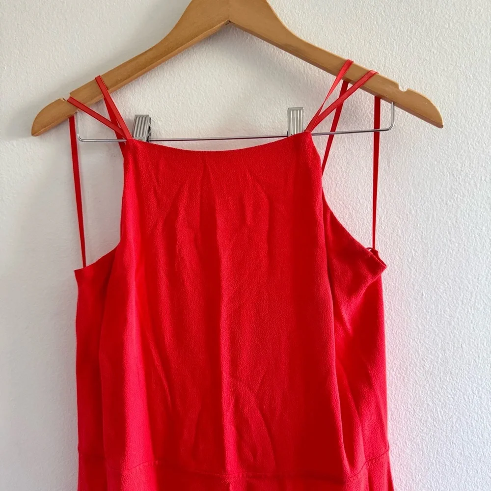 Reformation Sanibel Strappy Red Midi Dress with Open Back size 10 - Picture 5 of 10